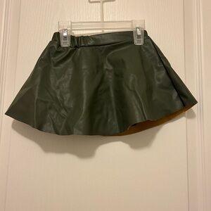H&M Faux Leather Skirt
